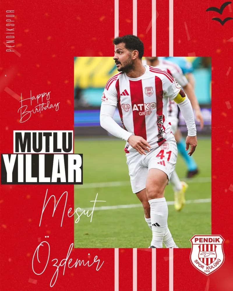 🎉Doğum günün kutlu olsun Mesut Özdemir!